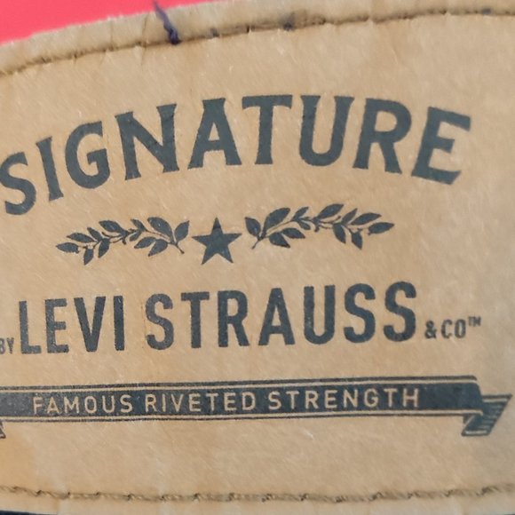 Signature by Levi Strauss relaxed straight jeans size 38x32 - Picture 4 of 6